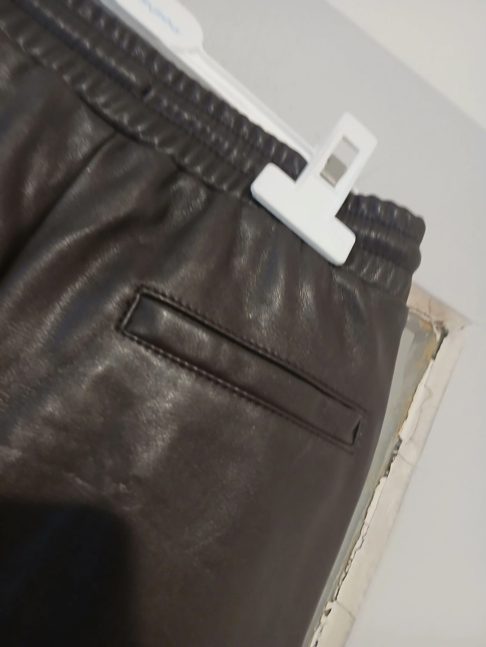 Leren imitatiebroek – photo 6